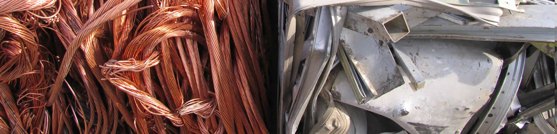 Non-ferrous materials recycled by baler equipment
